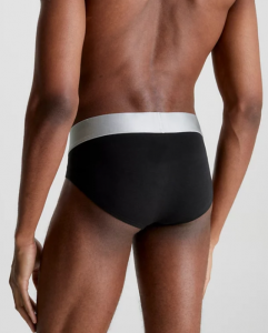 CALVIN KLEIN – Slip In Confezione Da 3 – Steel Cotton