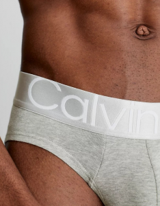 CALVIN KLEIN – Slip In Confezione Da 3 – Steel Cotton