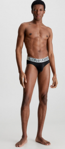 CALVIN KLEIN – Slip In Confezione Da 3 – Steel Cotton