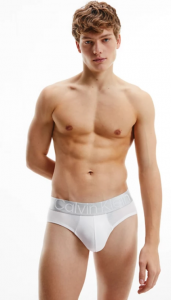 CALVIN KLEIN – Slip In Confezione Da 3 – Steel Cotton
