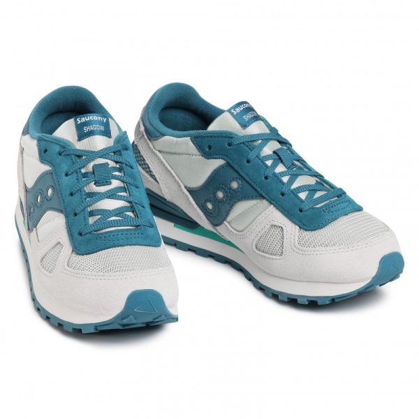 SAUCONY – SCARPE BAMBINO SHADOW ORIGINAL GRIGIO/BLUE