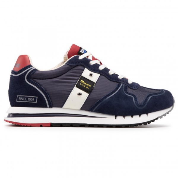 BLAUER-SCARPE UOMO QUARTZ/MES BLUE NAVY/RED