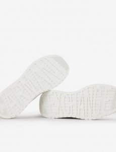 ARMANI EXCHANGE – SCARPE UOMO in mesh con suola maxi BIANCHE