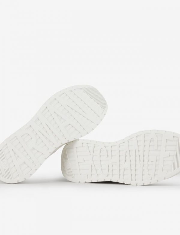 ARMANI EXCHANGE – SCARPE UOMO in mesh con suola maxi BIANCHE