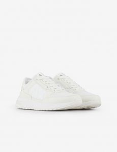 ARMANI EXCHANGE – SCARPE UOMO in mesh con suola maxi BIANCHE