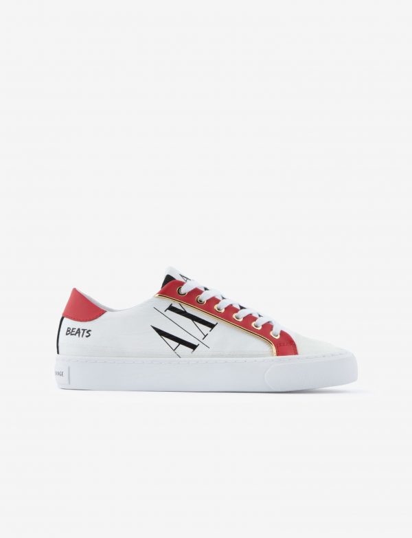 ARMANI EXCHANGE – SCARPE DONNA TEXTURE VINTAGE BIANCHE