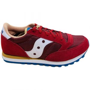 SAUCONY – SCARPE BAMBINO JAZZ ORIGINAL ROSSO/BLUE/BEIGE