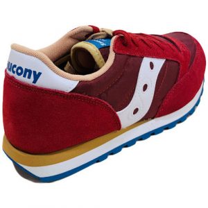 SAUCONY – SCARPE BAMBINO JAZZ ORIGINAL ROSSO/BLUE/BEIGE