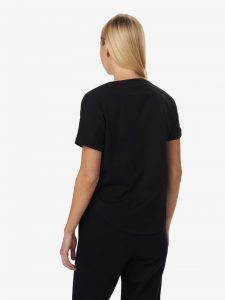 BLAUER – T-SHIRT DONNA MANICA CORTA GOMMATA NERA