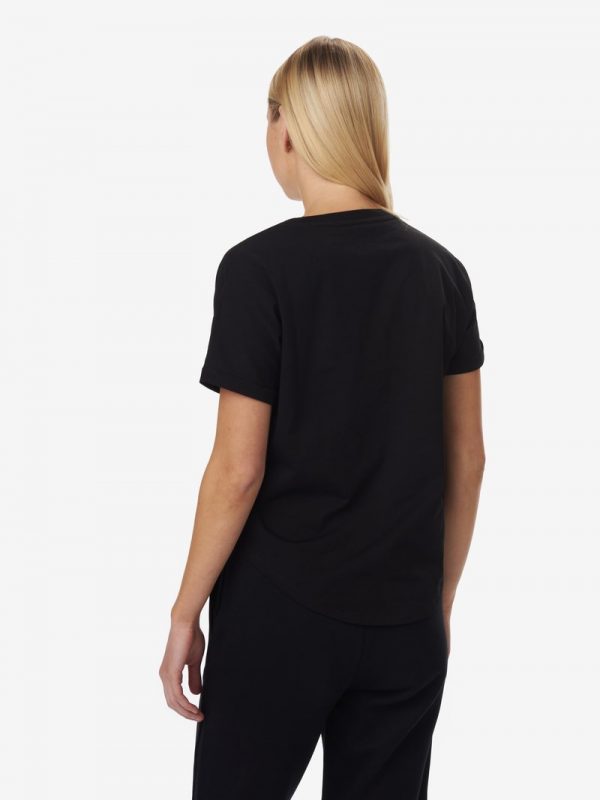 BLAUER – T-SHIRT DONNA MANICA CORTA GOMMATA NERA