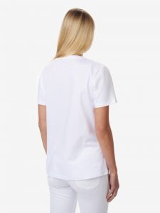 BLAUER – T-SHIRT DONNA CON SCUDO BLAUER BIANCA