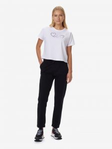 BLAUER – T-SHIRT DONNA BATTITO DEL CUORE BLAUER BIANCO