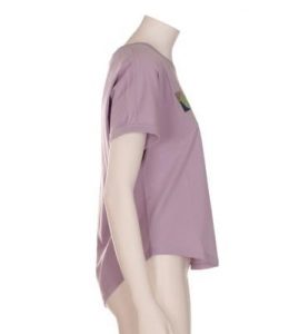 BLAUER – T-SHIRT DONNA MANICA CORTA GOMMATA LAVANDA