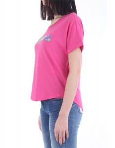 BLAUER – T-SHIRT DONNA MANICA CORTA GOMMATA ROSA