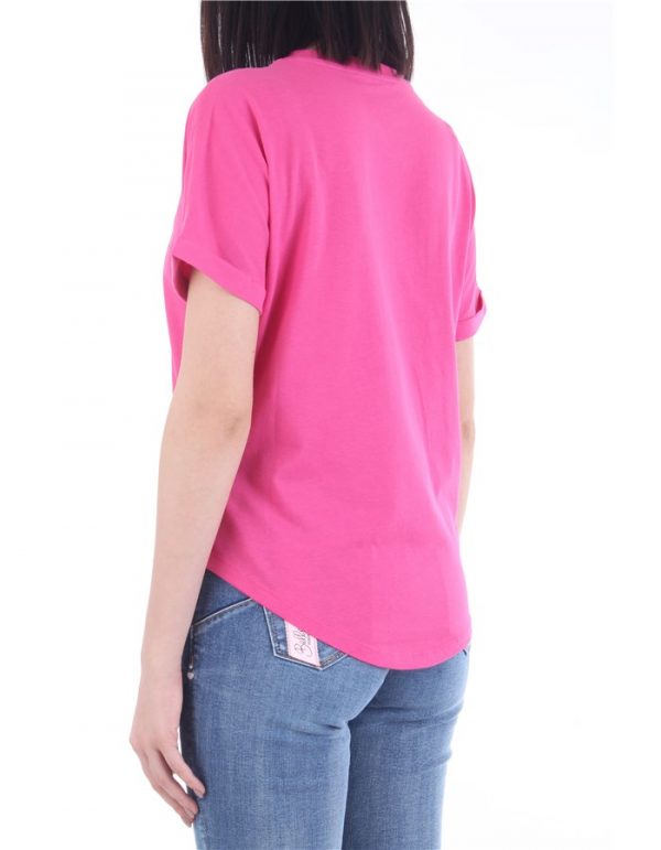 BLAUER – T-SHIRT DONNA MANICA CORTA GOMMATA ROSA