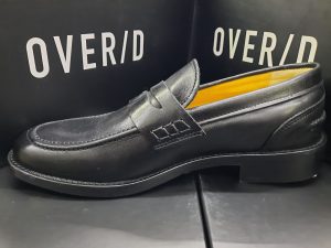 OVER/D – MOCASSINO PELLE NERO