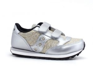 SAUCONY – SCARPE BAMBINO JAZZ DOUBLE SILVER