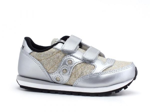 SAUCONY – SCARPE BAMBINO JAZZ DOUBLE SILVER