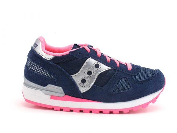 SAUCONY – SCARPE BAMBINO SHADOW ORIGINAL NAVY/ROSA
