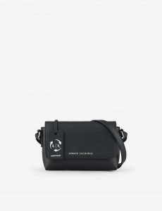 ARMANI EXCHANGE – Borsa Donna a Tracolla Brand Logo Nero