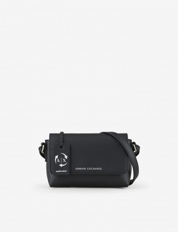 ARMANI EXCHANGE – Borsa Donna a Tracolla Brand Logo Nero