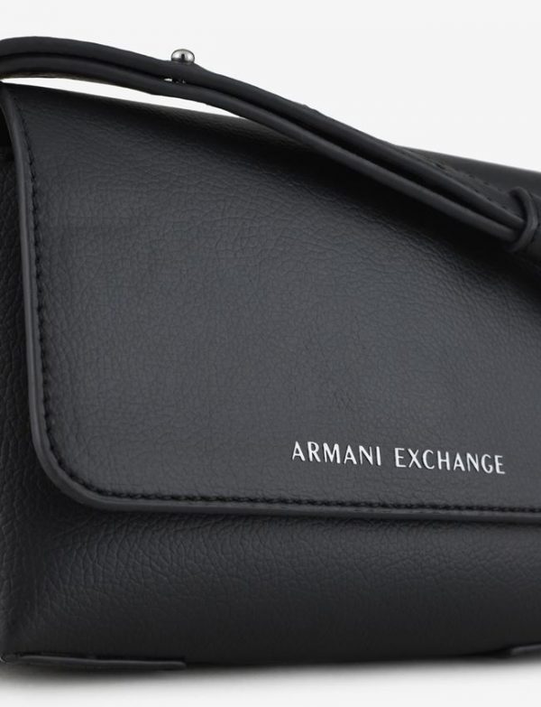 ARMANI EXCHANGE – Borsa Donna a Tracolla Brand Logo Nero