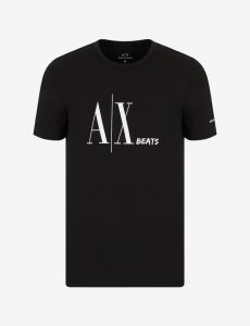 ARMANI EXCHANGE – T-SHIRT UOMO CON LOGO NERA