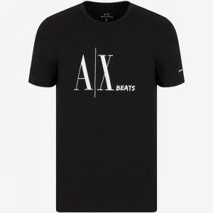 ARMANI EXCHANGE – T-SHIRT UOMO CON LOGO NERA