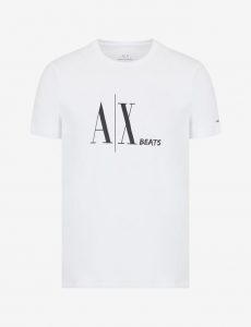 ARMANI EXCHANGE – T-SHIRT UOMO CON LOGO BIANCA