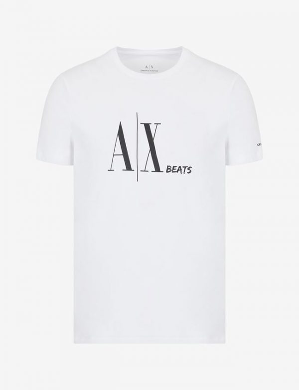 ARMANI EXCHANGE – T-SHIRT UOMO CON LOGO BIANCA