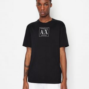 ARMANI EXCHANGE – T-Shirt Uomo con Logo Nero