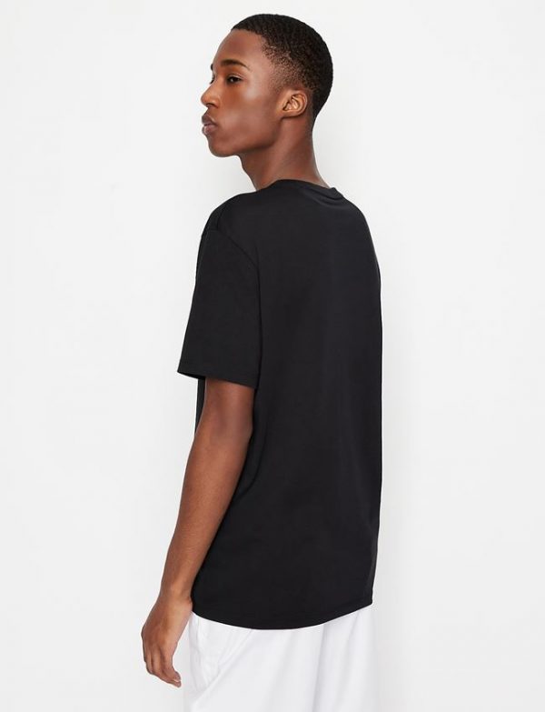 ARMANI EXCHANGE – T-Shirt Uomo con Logo Nero