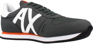 ARMANI EXCHANGE -Sneaker  UOMO con inserti in micro-suede, nylon GRIGIO
