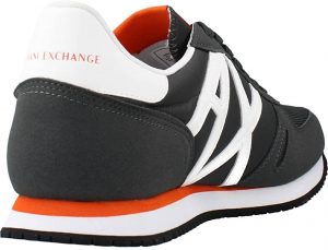 ARMANI EXCHANGE -Sneaker  UOMO con inserti in micro-suede, nylon GRIGIO