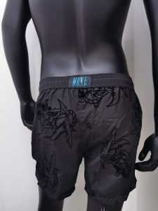 MOVE – COSTUME UOMO BOXER SAINT VINCENT FLOCK PIN UP NERO