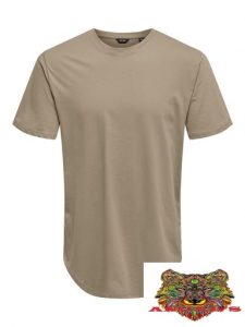 ONLY&SONS – T-SHIRT UOMO BEIGE