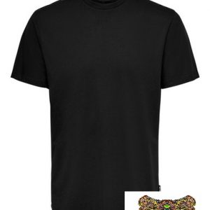 ONLY&SONS – T-SHIRT UOMO OVER-SIZE NERA