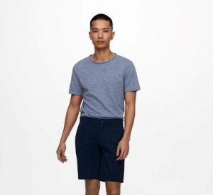 ONLY&SONS – T-SHIRT UOMO STONEWASH