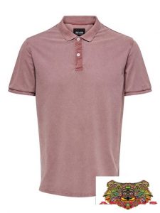 ONLY&SONS – POLO UOMO BORDEAUX