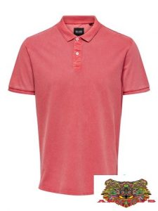 ONLY&SONS – POLO UOMO ROSSO