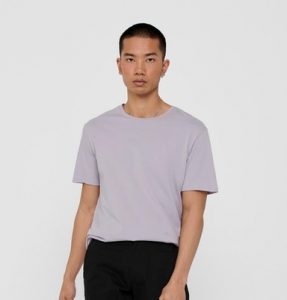 ONLY&SONS – T-SHIRT UOMO LILLA