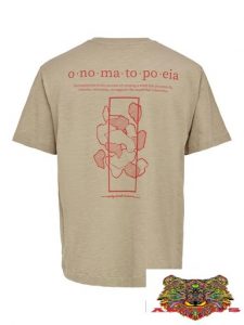 ONLY&SONS – T-SHIRT UOMO BEIGE CON STAMPA