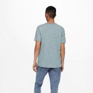 ONLY&SONS – T-SHIRT UOMO BLUE GLOW