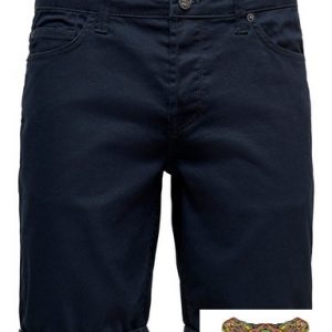 ONLY&SONS -JEANS UOMO CORTI BLUE SCURO OVER-SIZE