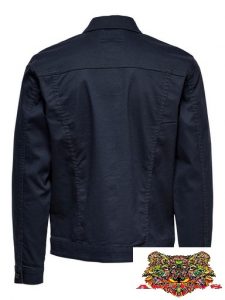 ONLY&SONS- GIUBBINO JEANS Uomo BLU SCURO