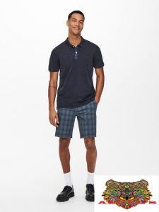 ONLY&SONS – POLO UOMO BLUE SCURO