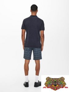 ONLY&SONS – POLO UOMO BLUE SCURO