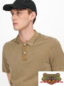 ONLY&SONS – POLO UOMO BEIGE