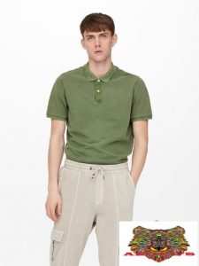 ONLY&SONS – POLO UOMO VERDE