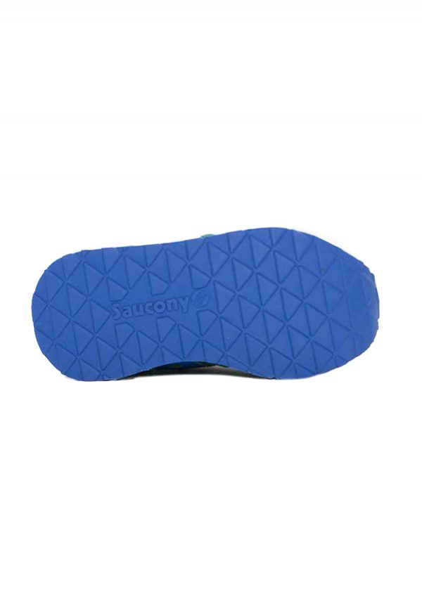 SAUCONY – SCARPE BAMBINI PICCOLI BABY JAZZ HOOK & LOOP VERDE/BLUE